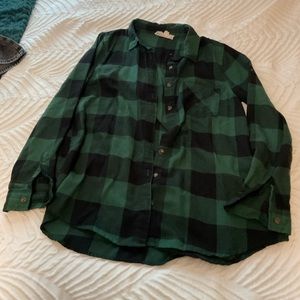 Plaid button up
